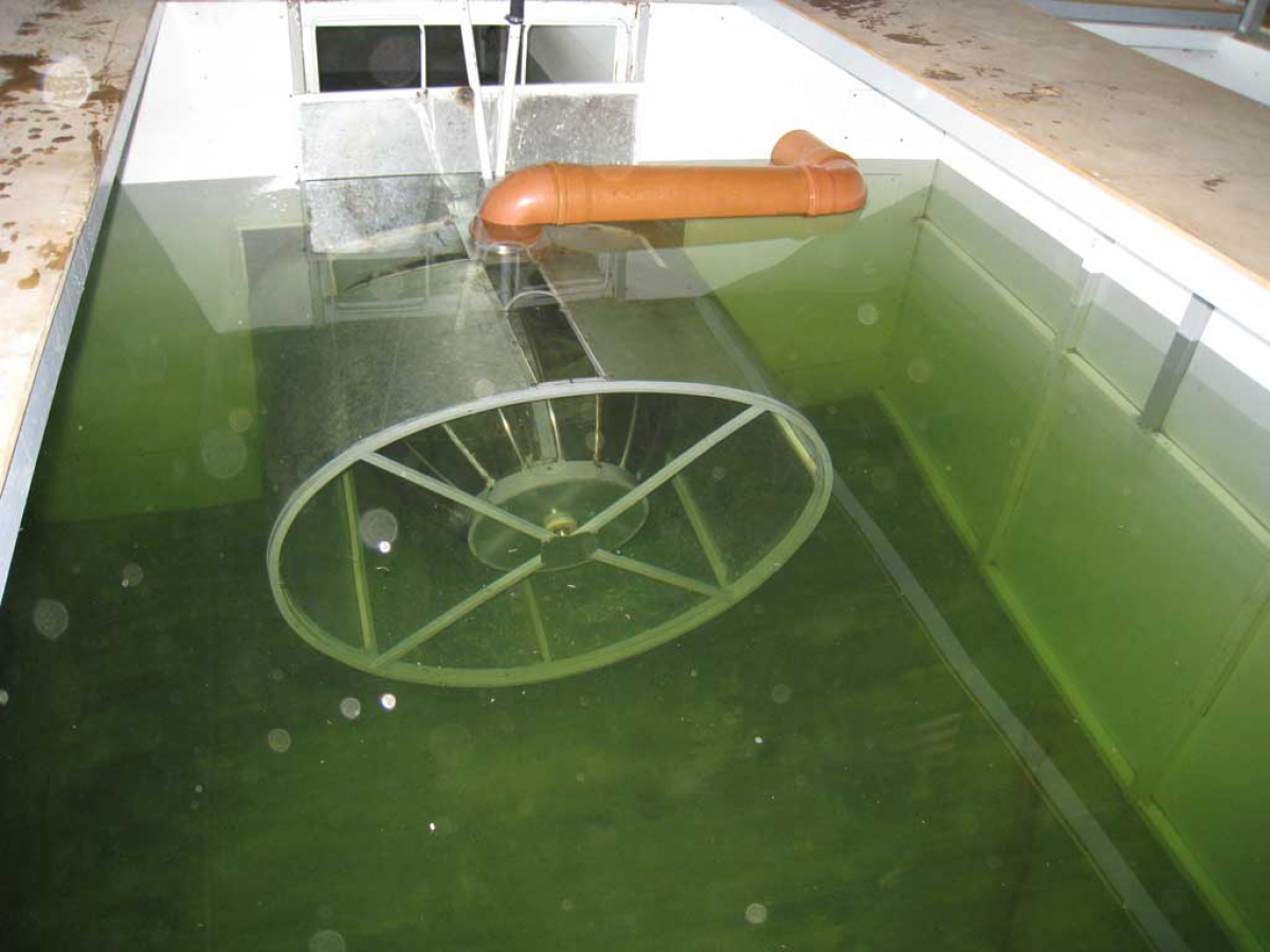 Опытно-промышленный образец конструкции конусного РЗУ с рыбоотводом для водозабора